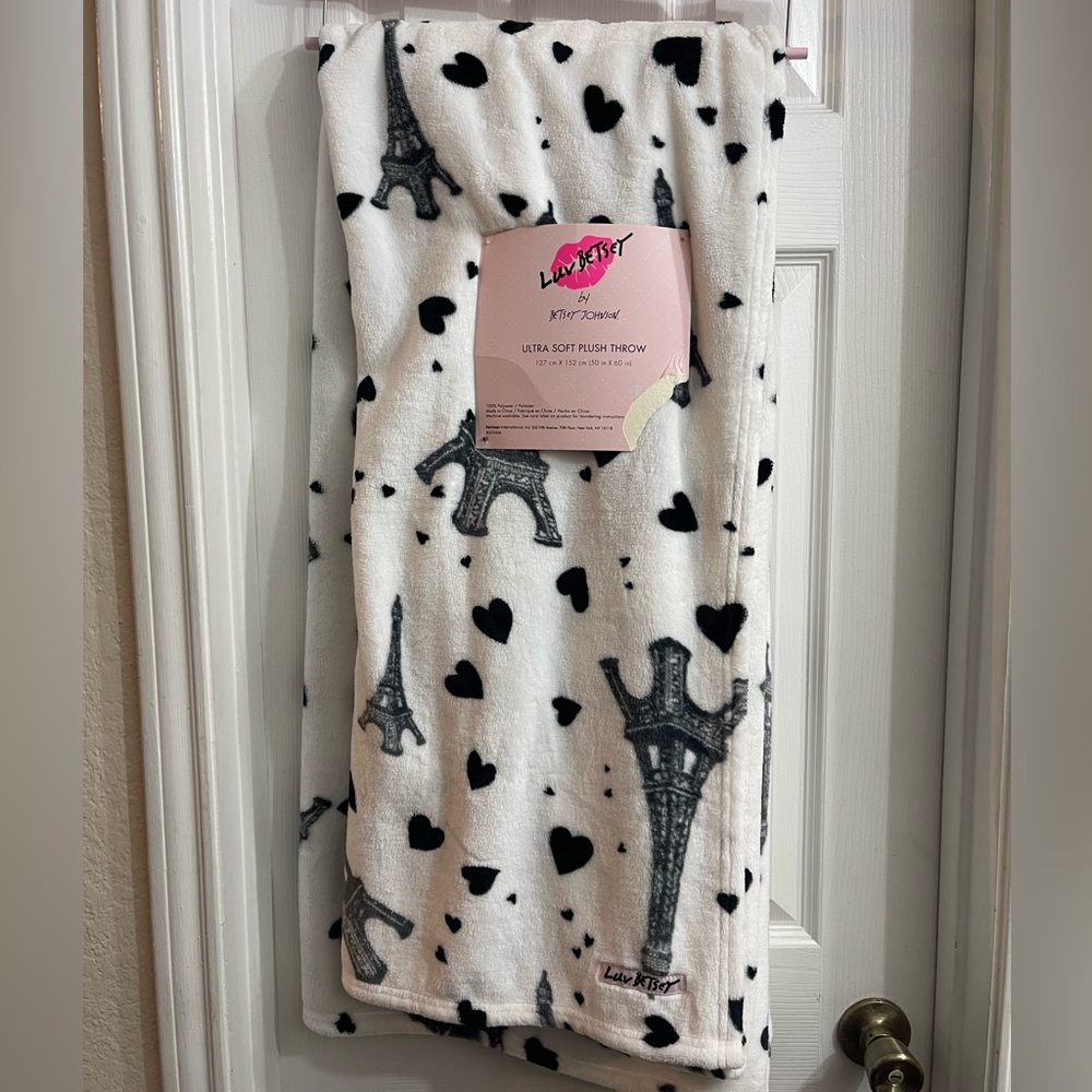 Betsey Johnson Throw Blanket
